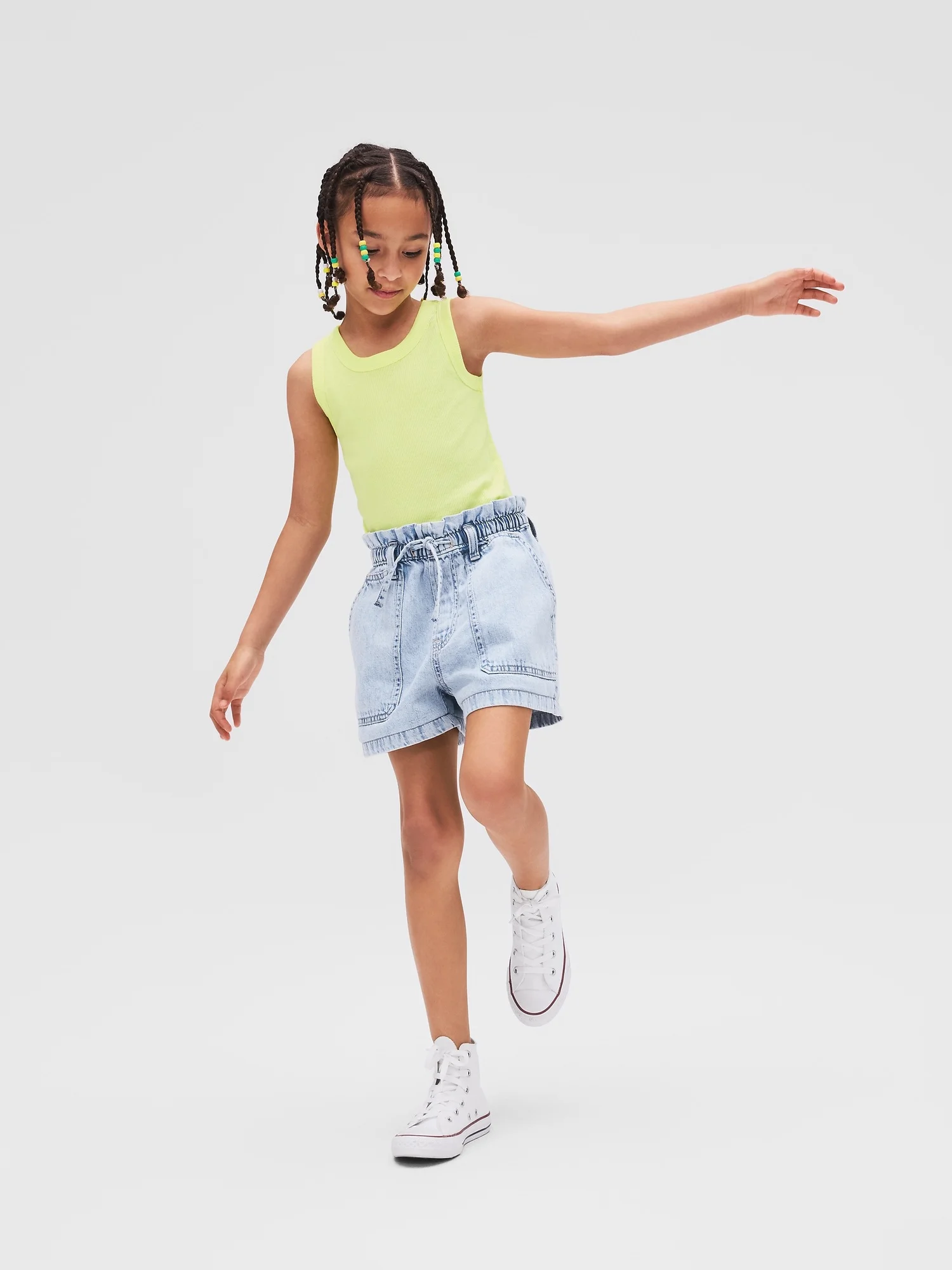 GAP Quần Short Jeans Bé Gái