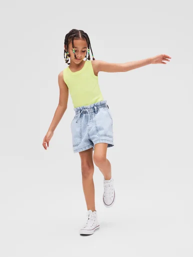 GAP Quần Short Jeans Bé Gái