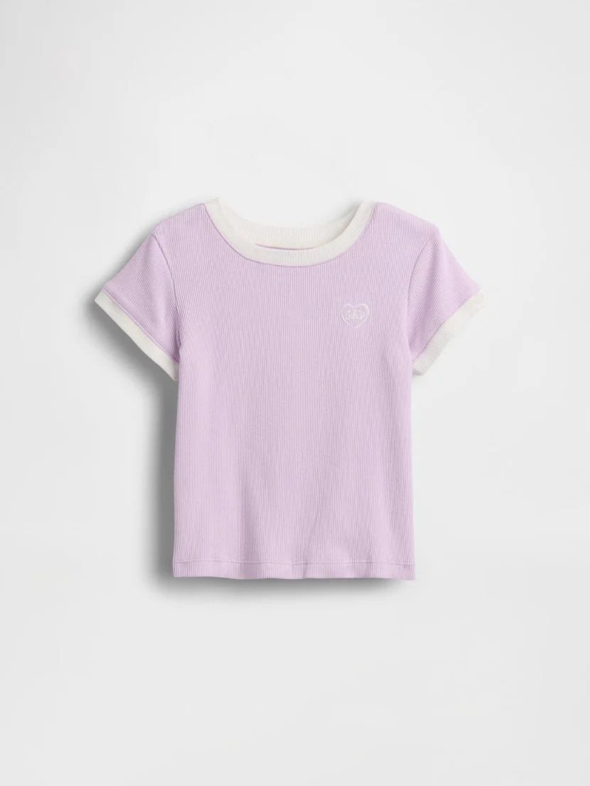GAP Áo Thun Tay Ngắn Em Bé Gái Toddler