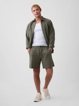 GAP Quần Short Vải Nam