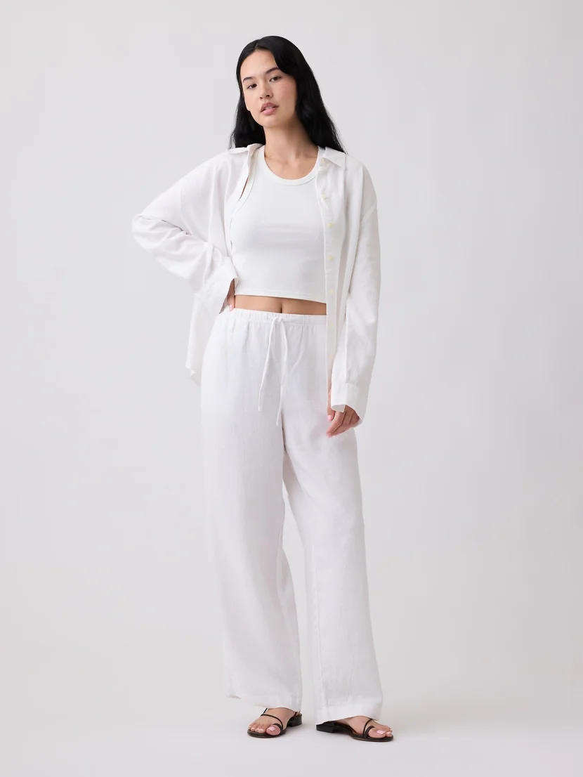 GAP Quần Dài Nữ - Wide Leg