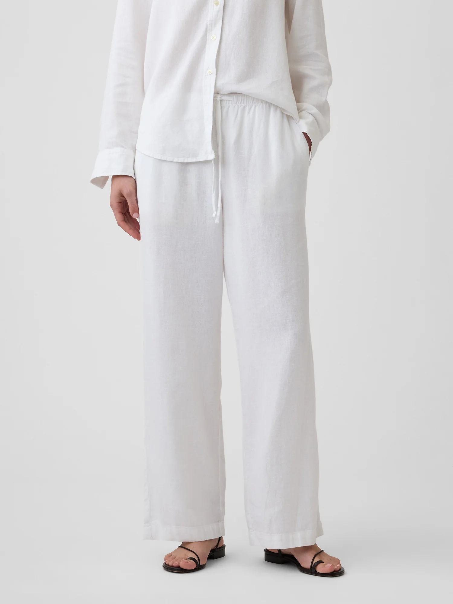 GAP Quần Dài Nữ - Wide Leg