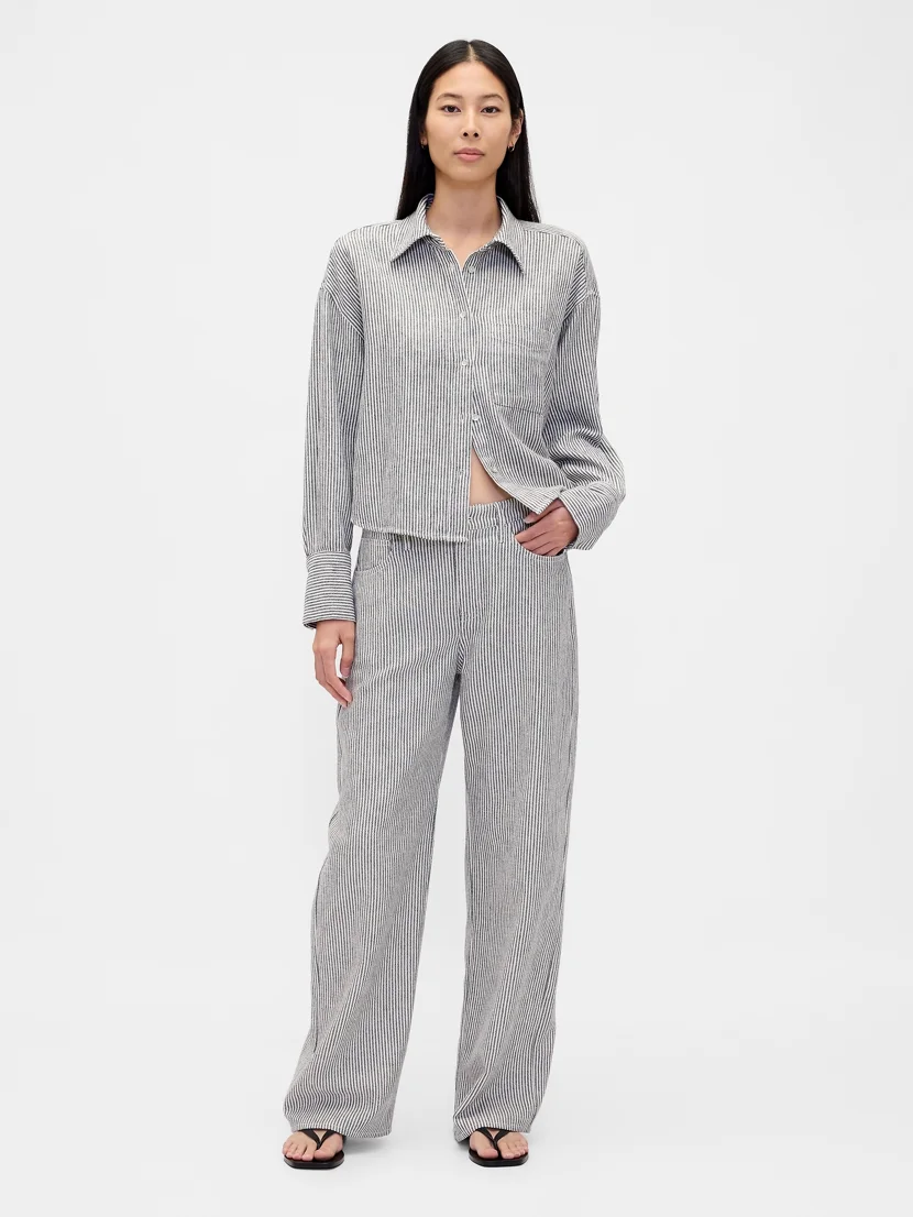 GAP Quần Dài Nữ - Wide-Leg