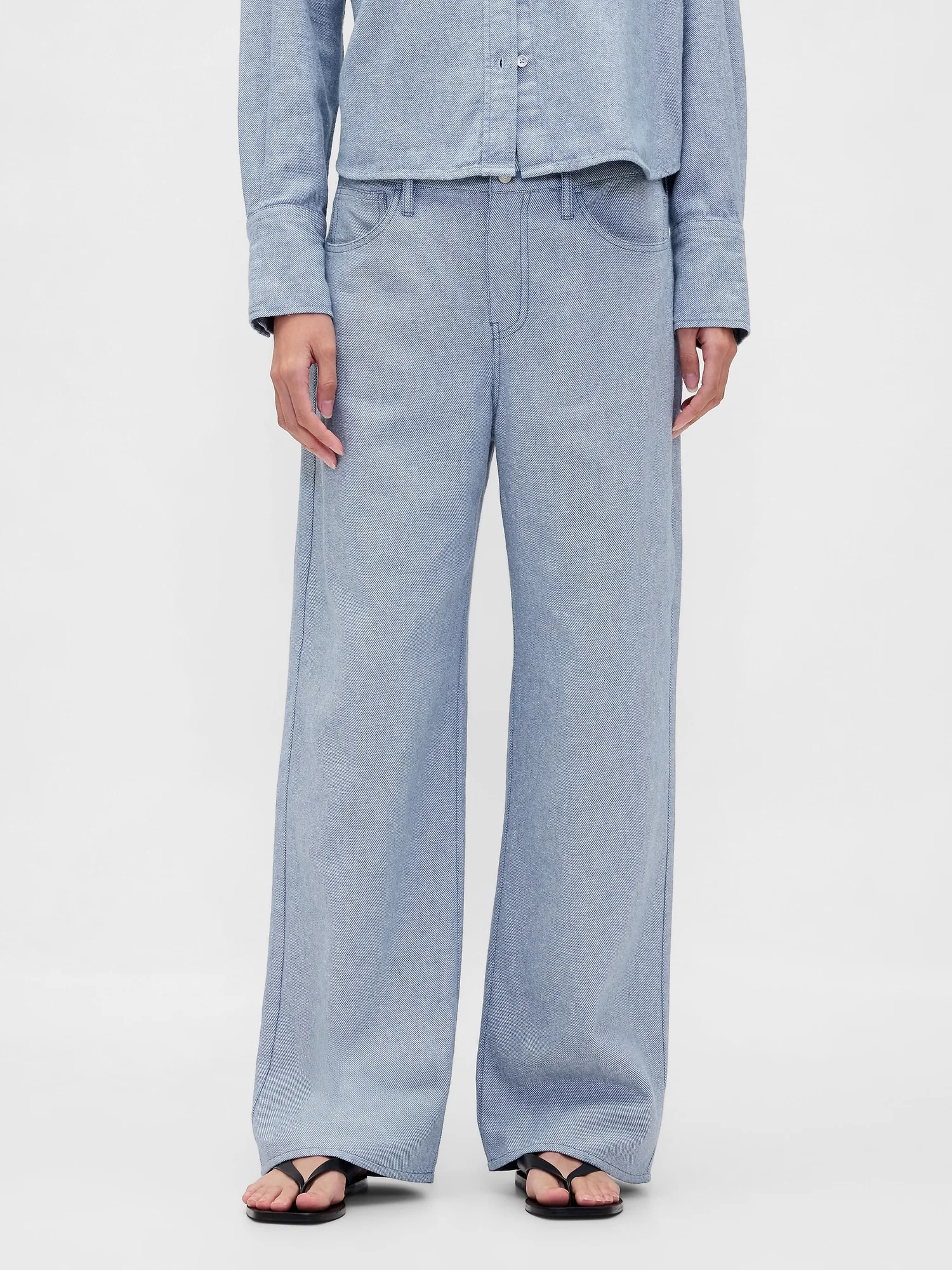GAP Quần Dài Nữ - Wide-Leg