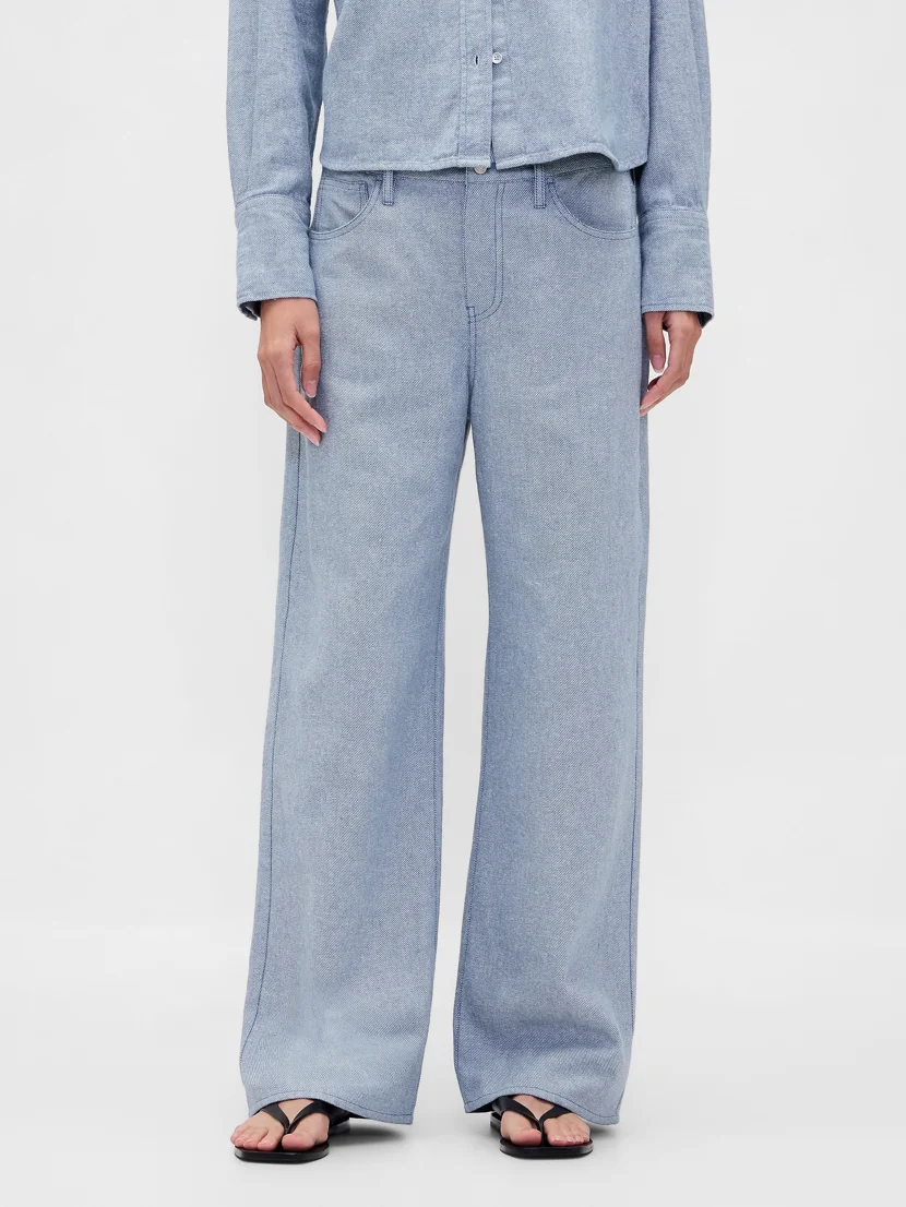 GAP Quần Dài Nữ - Wide-Leg