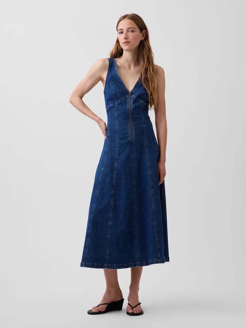 GAP Đầm Jeans Nữ
