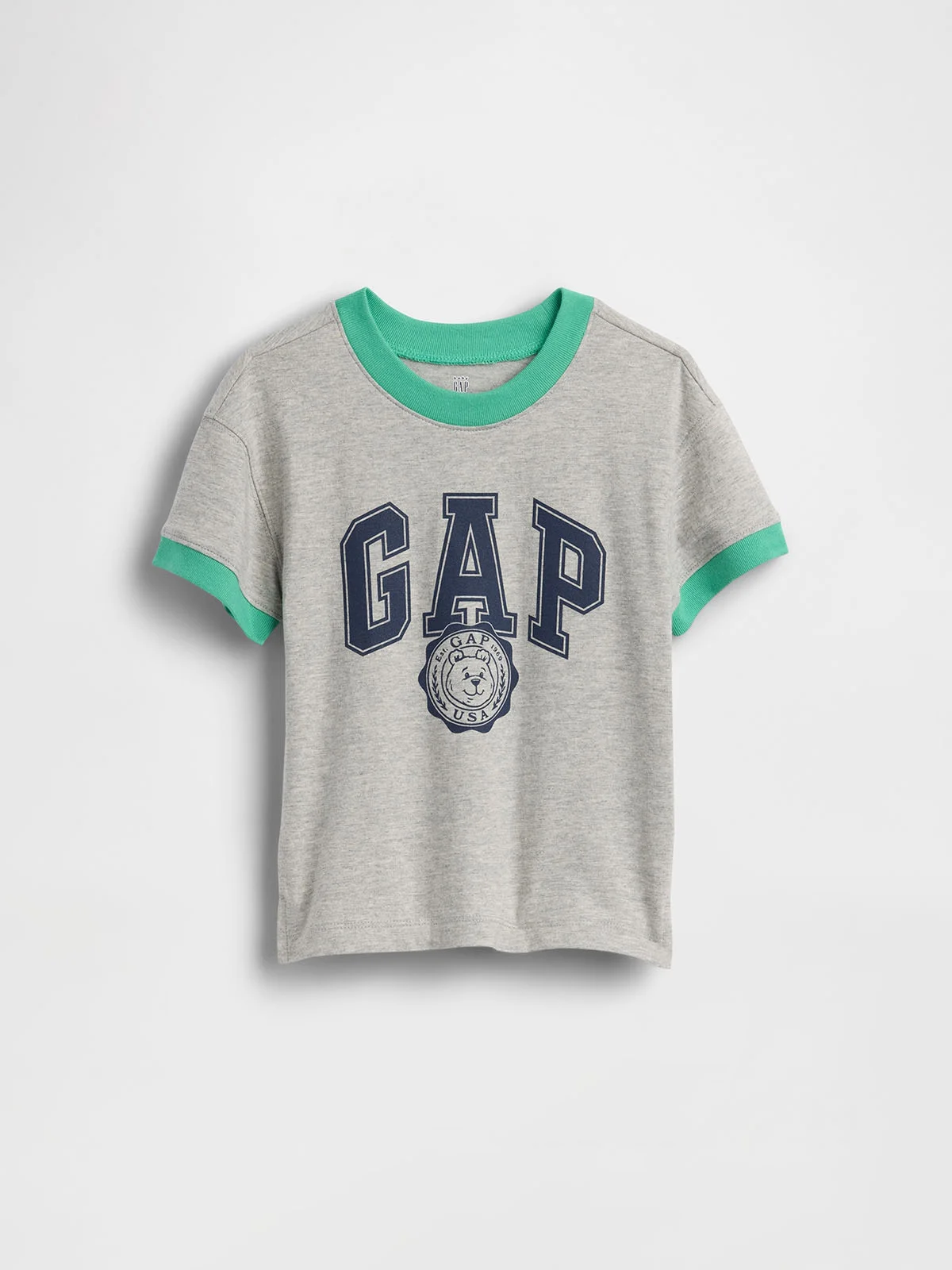 GAP Áo Thun Tay Ngắn Em Bé Trai Toddler