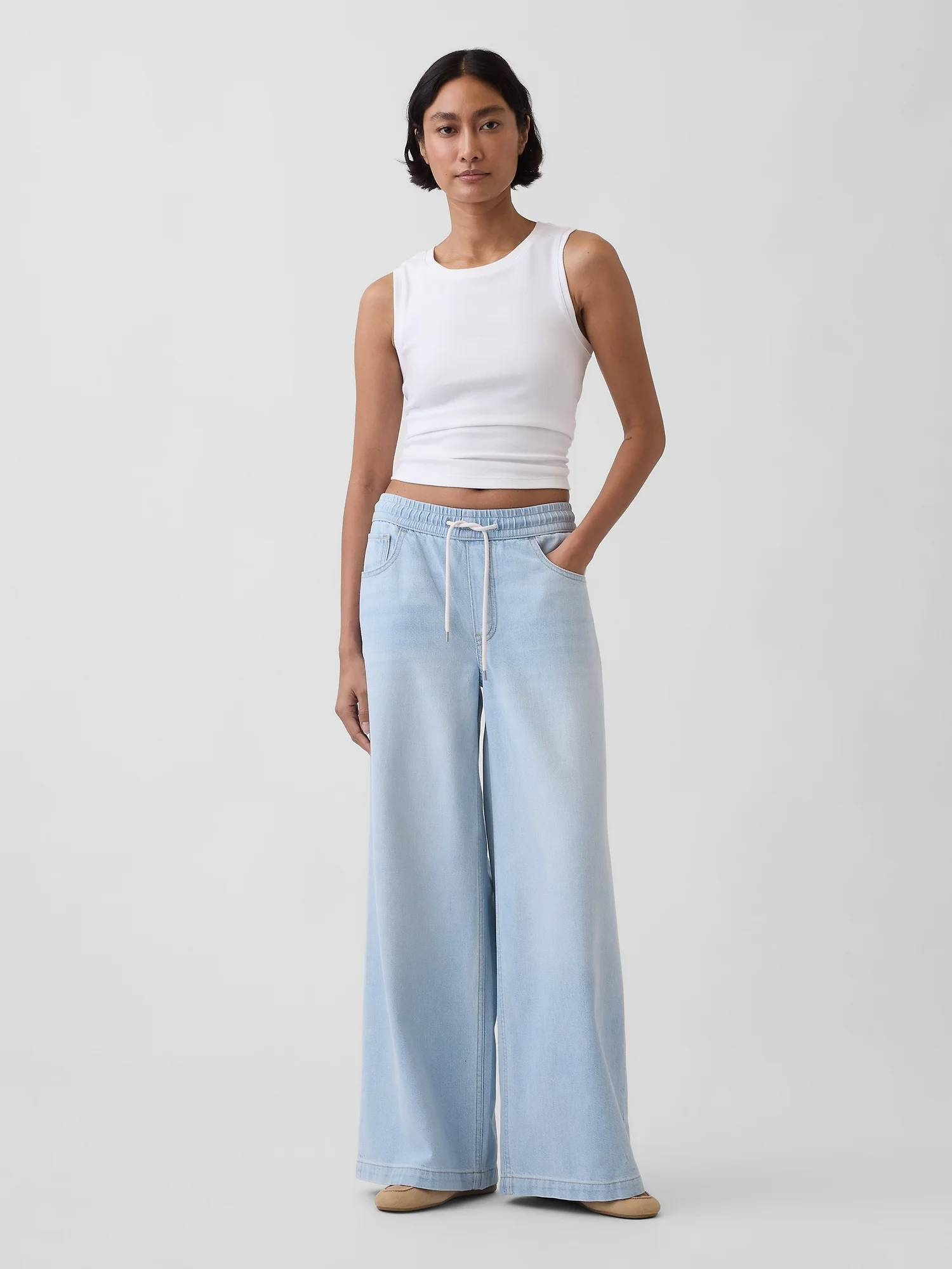 GAP Quần Jeans Nữ - Baggy