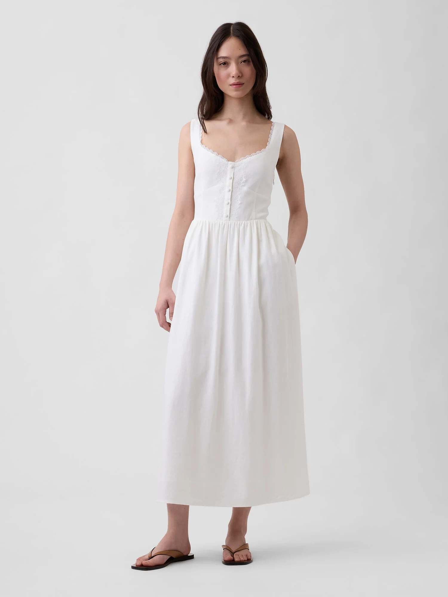 GAP Đầm Vải Nữ