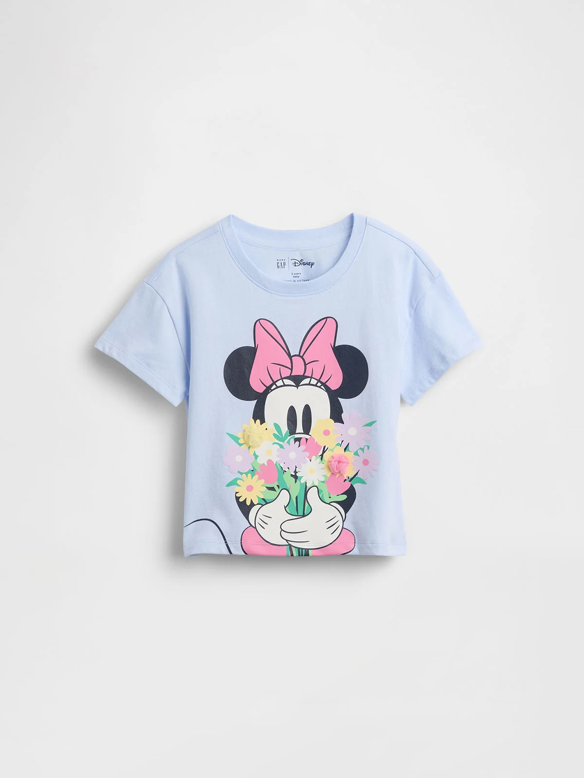 GAP Áo Thun Tay Ngắn Em Bé Gái Toddler