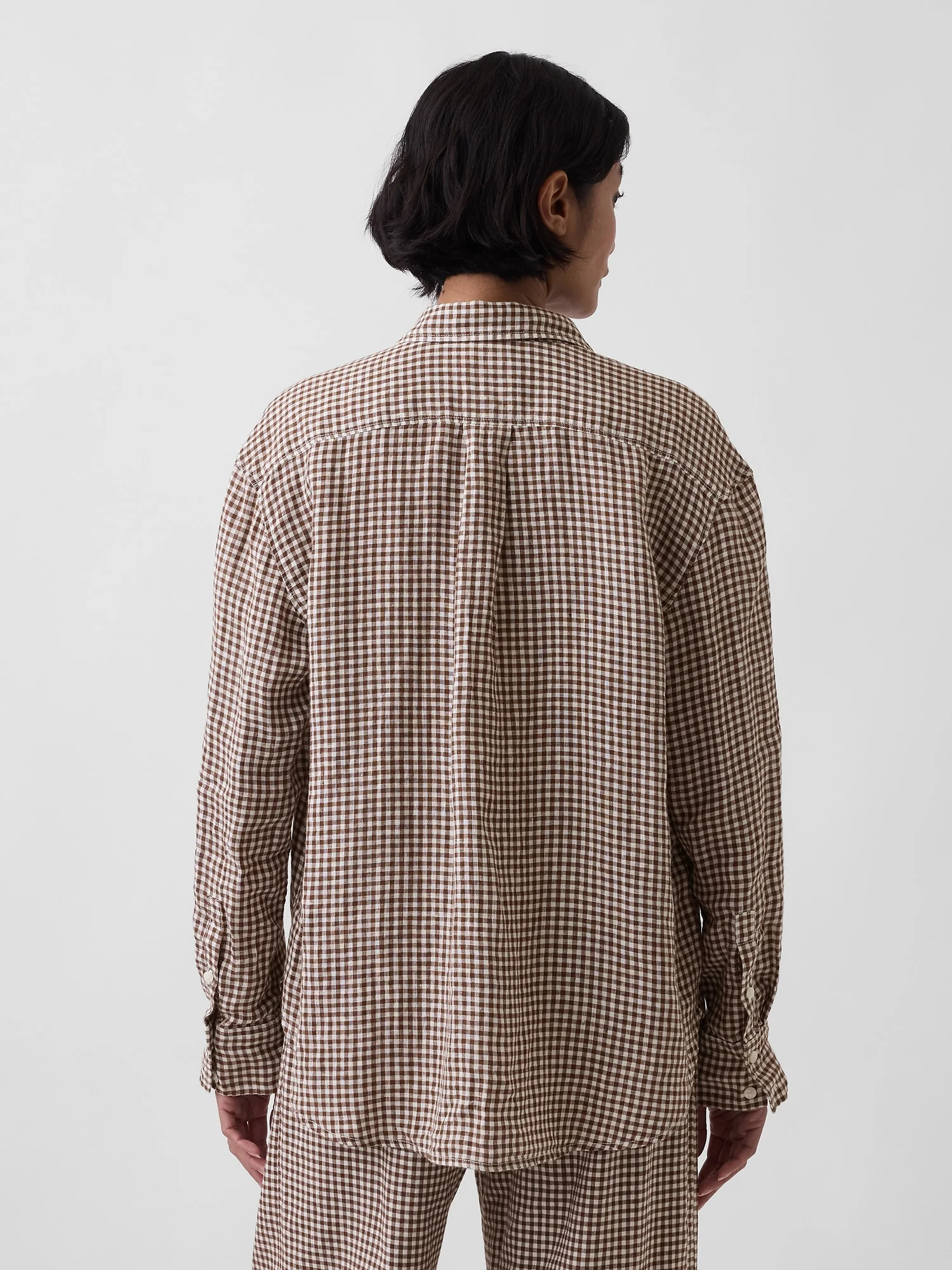 GAP Áo Sơ Mi Tay Dài Nữ - Oversized