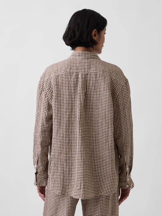 GAP Áo Sơ Mi Tay Dài Nữ - Oversized