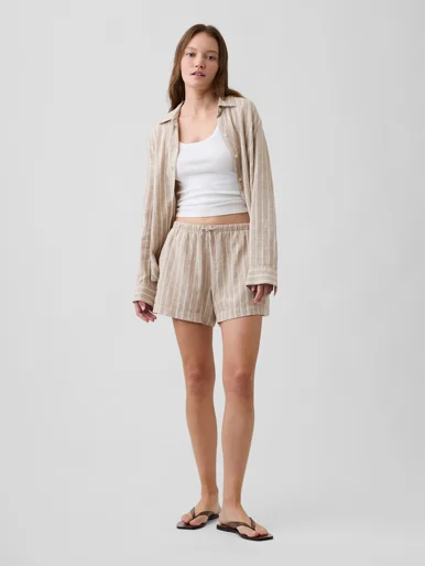 GAP Quần Short Vải Nữ