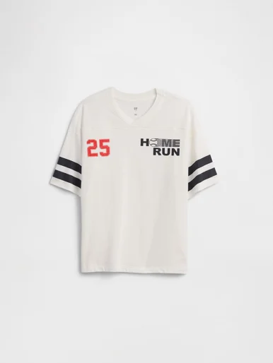 GAP Áo Thun Tay Ngắn Bé Trai - Oversized