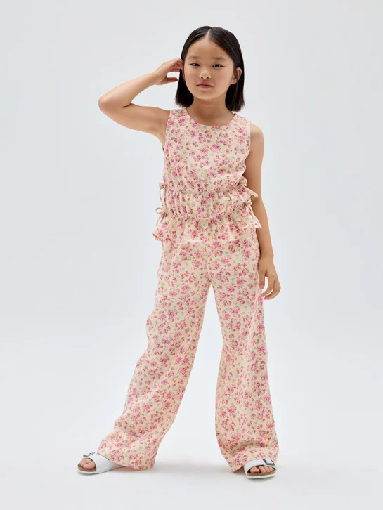 GAP Quần Dài Bé Gái - Wide Leg