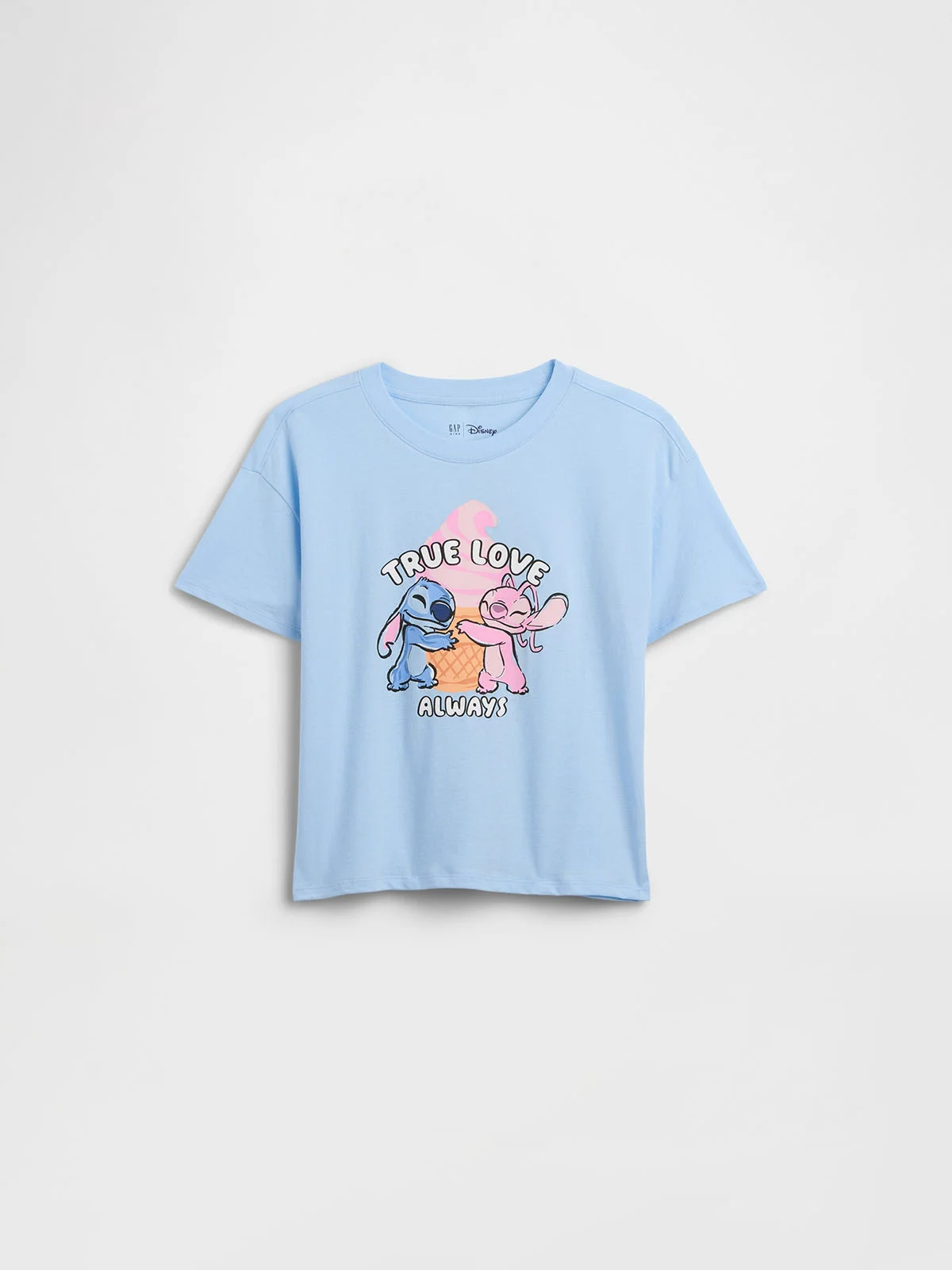 GAP Áo Thun Tay Ngắn Bé Gái - Oversized