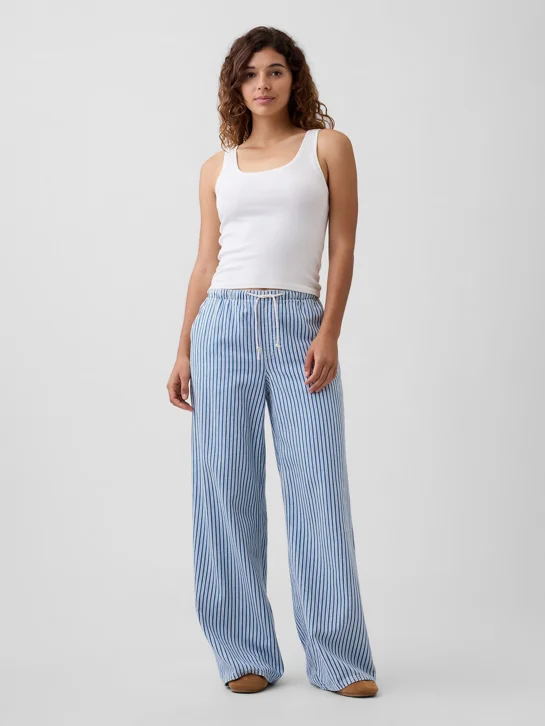 GAP Quần Jeans Dài Nữ - Wide Leg