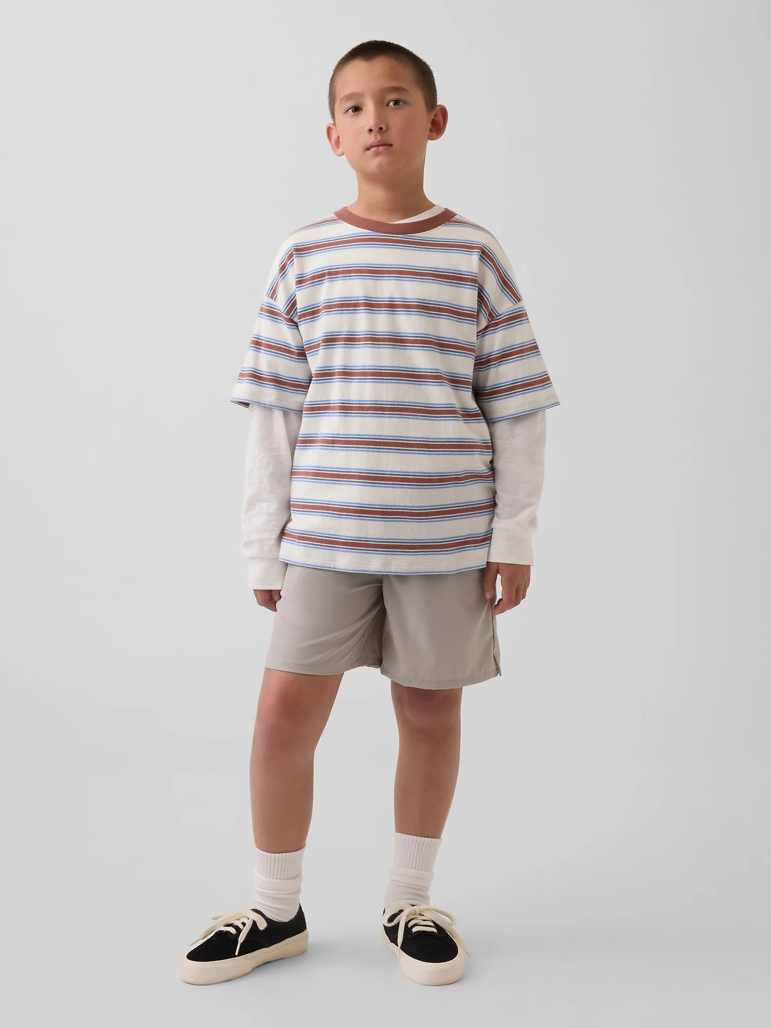 GAP Quần Short Vải Bé Trai
