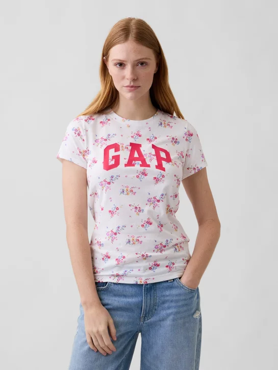 GAP Áo Thun Tay Ngắn Nữ