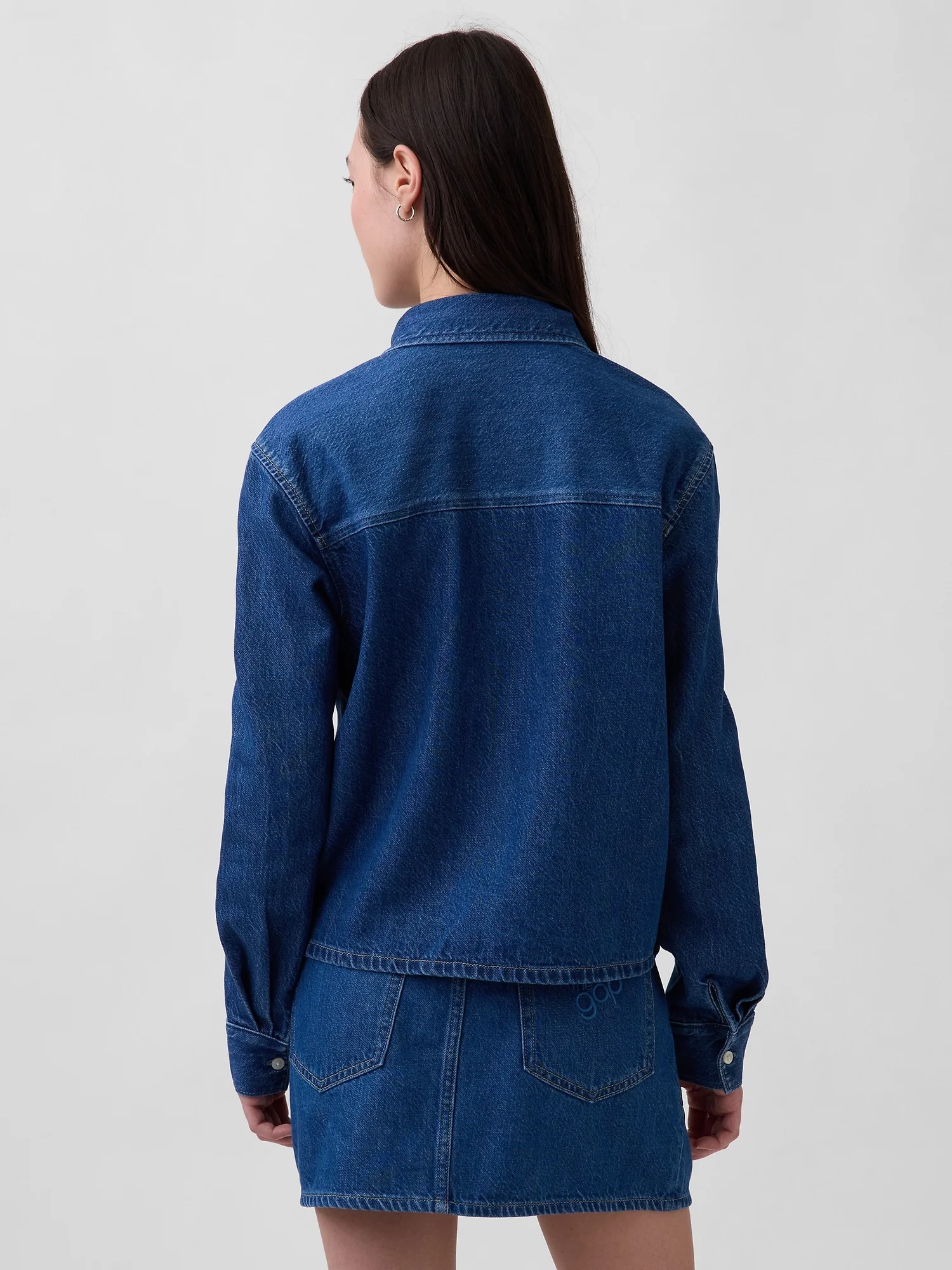 GAP Áo Sơ Mi Tay Dài Nữ