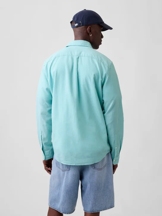 GAP Áo Sơ Mi Tay Dài Nam - Standard Fit
