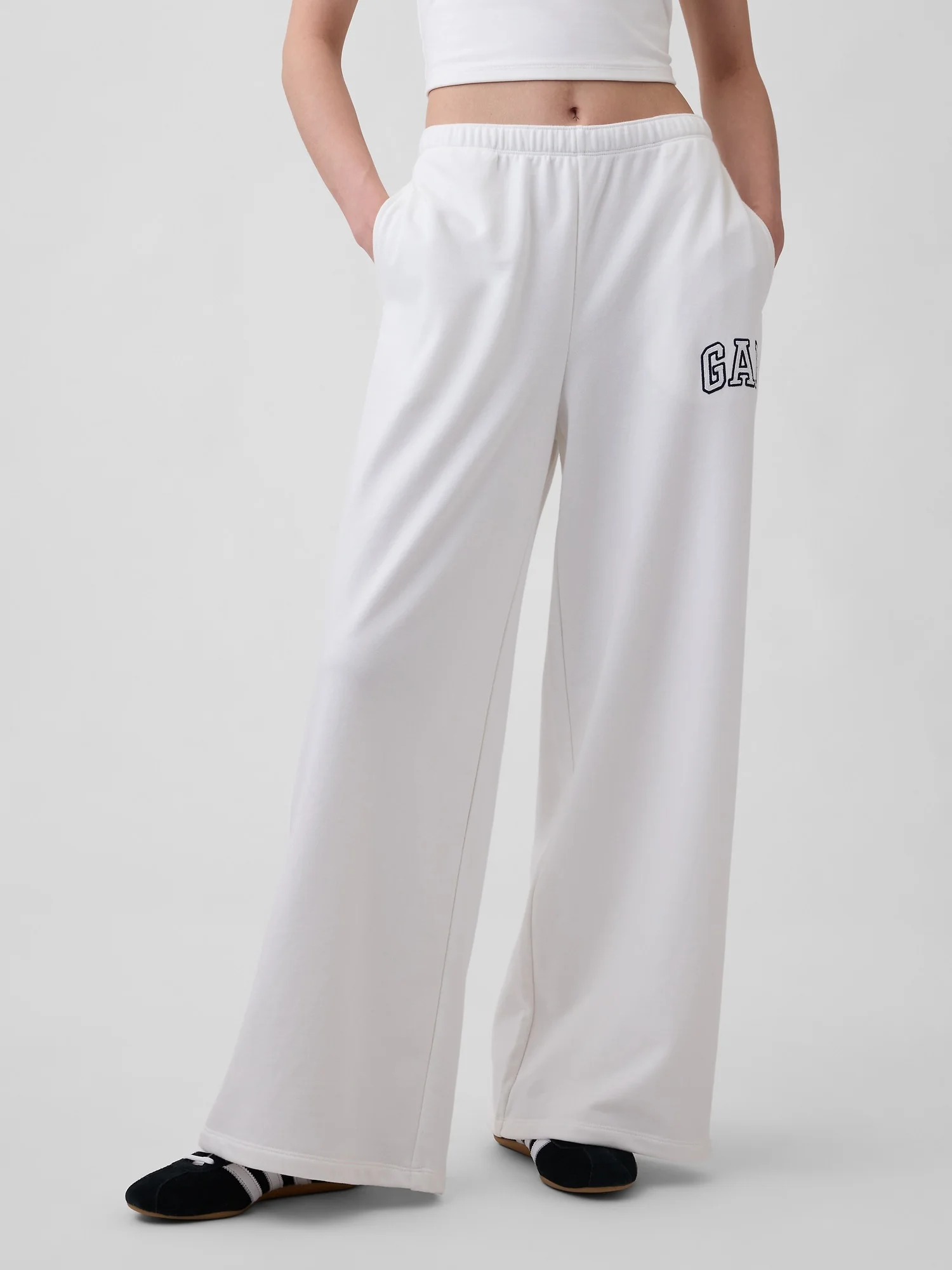 GAP Quần Thun Dài Nữ - Wide Leg