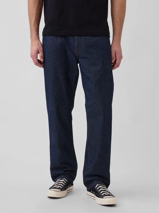 GAP Quần Jeans Nam - Relaxed Straight