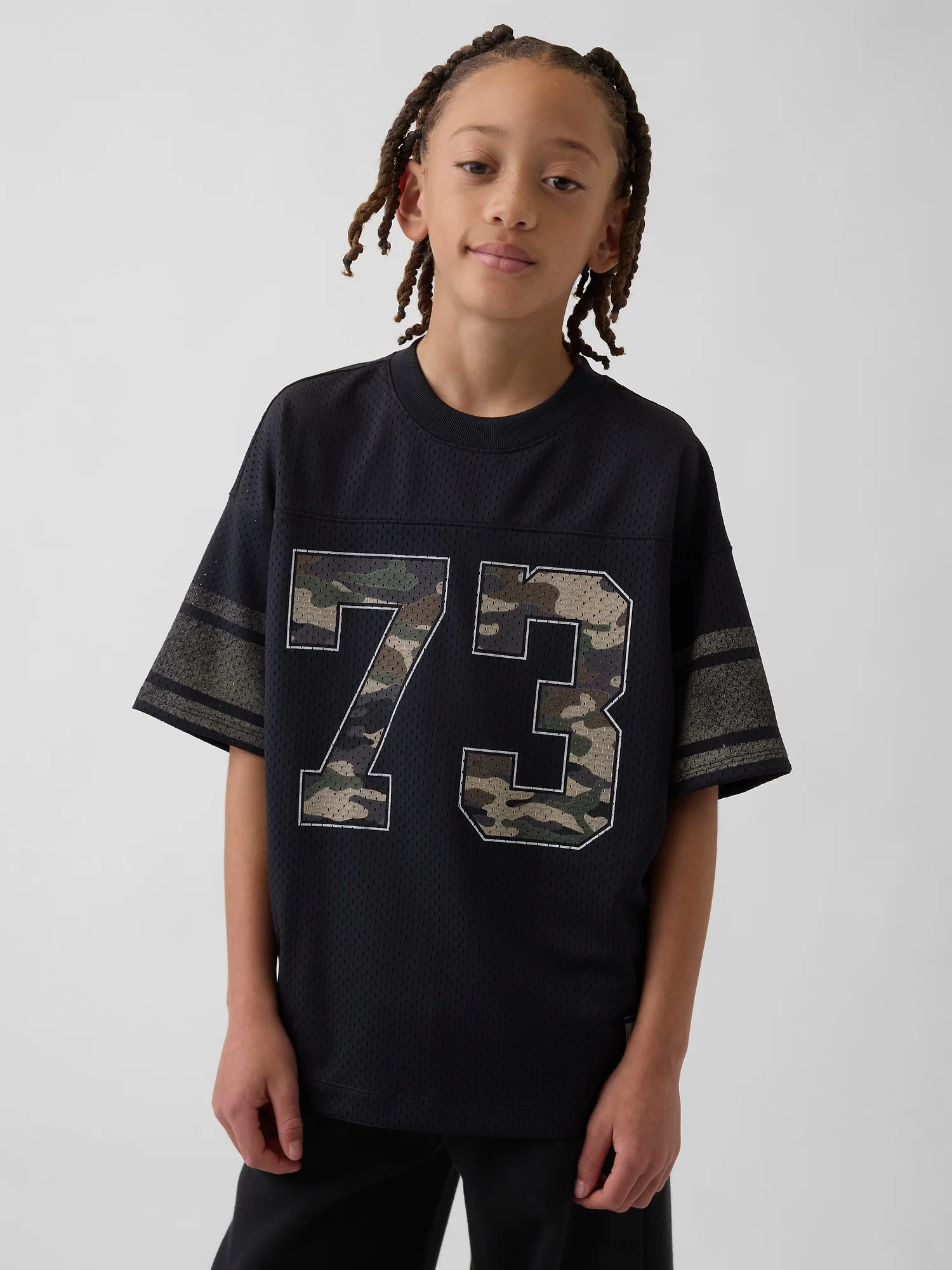 GAP Áo Thun Tay Ngắn Bé Trai - Oversized