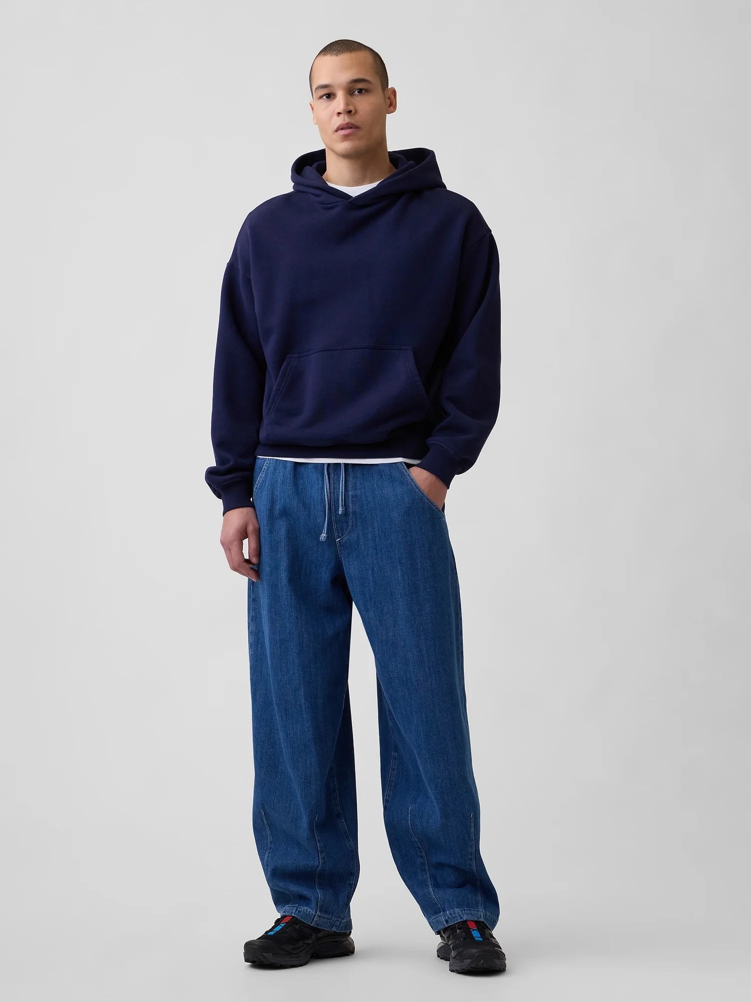 GAP Quần Jeans Nam - Extra Baggy Easy