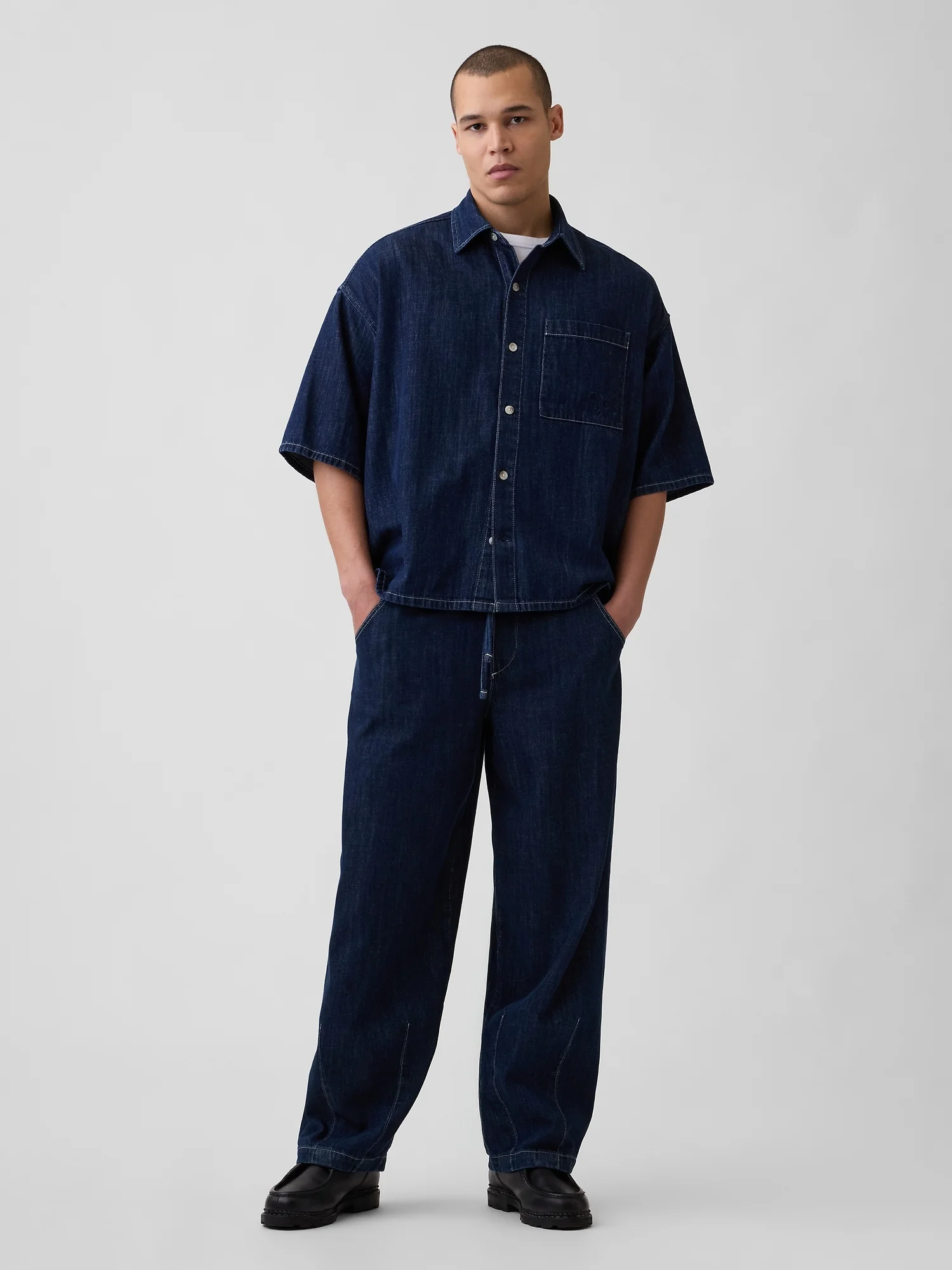 GAP Quần Jeans Nam - Extra Baggy Easy