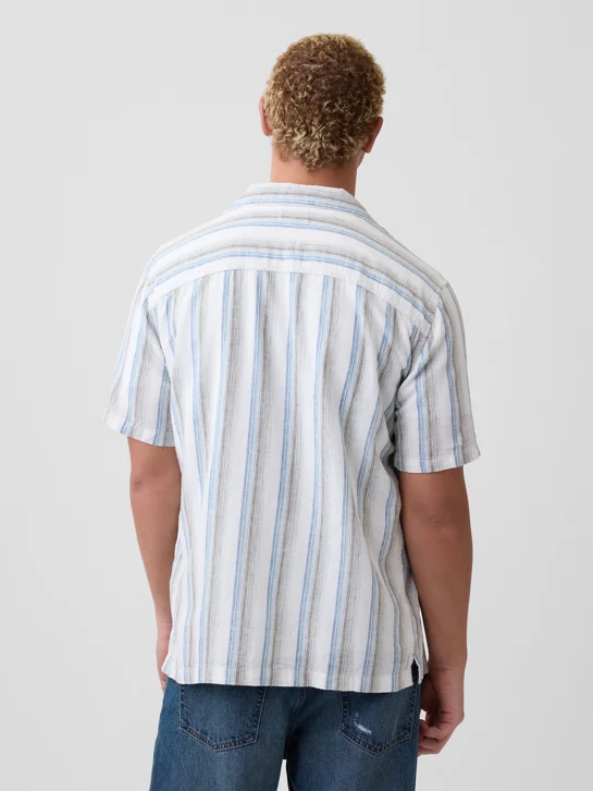 GAP Áo Sơ Mi Tay Ngắn Nam - Standard Fit