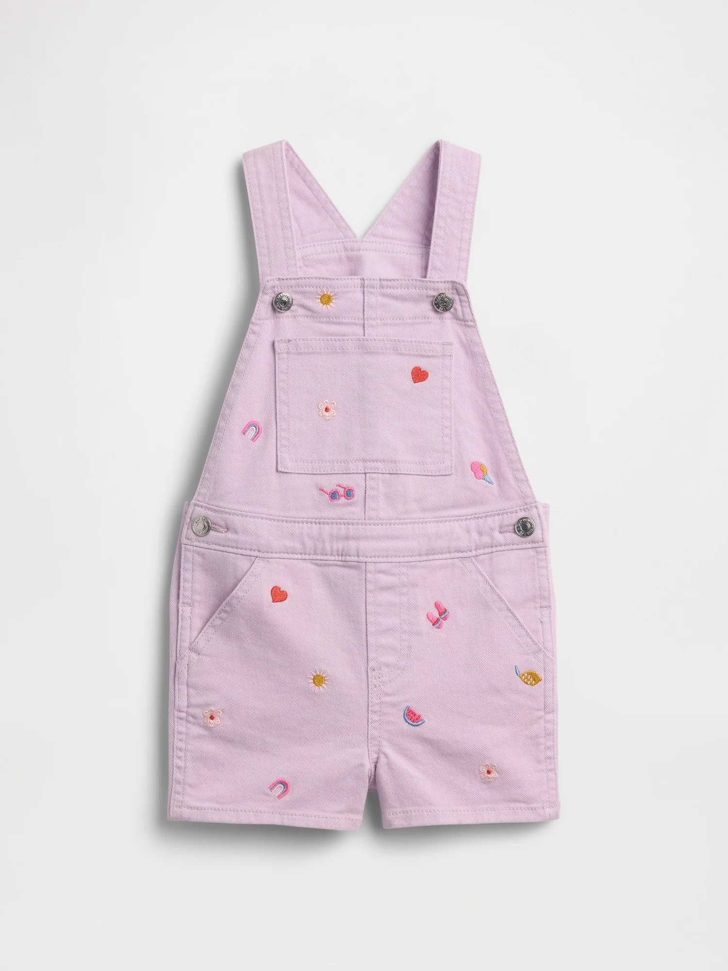 GAP Quần Short Jeans Em Bé Gái Toddler