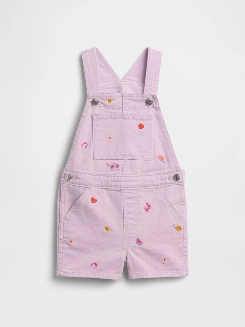 GAP Quần Short Jeans Em Bé Gái Toddler