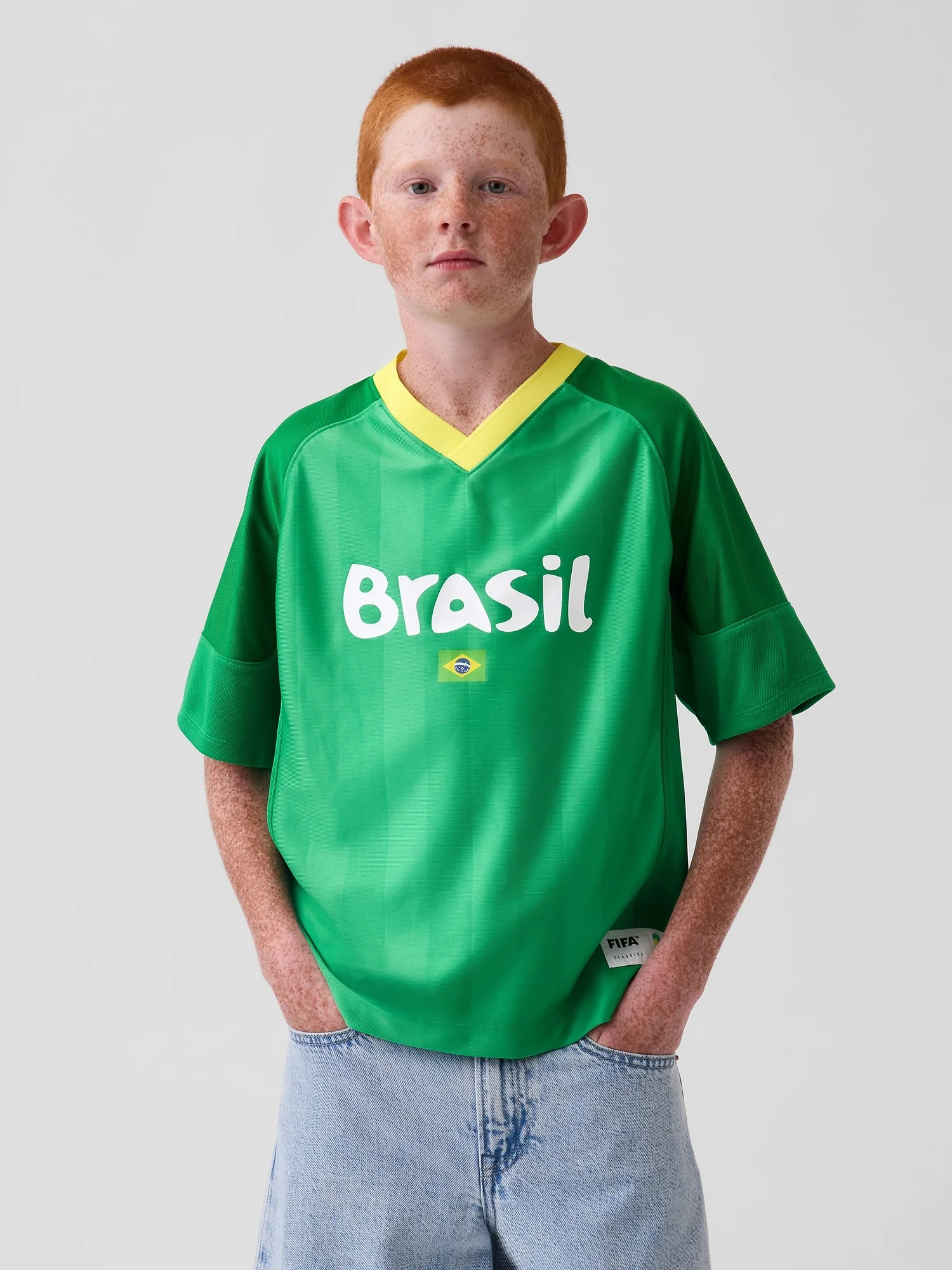 GAP Áo Thun Tay Ngắn Bé Trai - Oversized