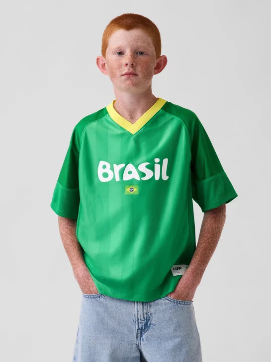 GAP Áo Thun Tay Ngắn Bé Trai - Oversized