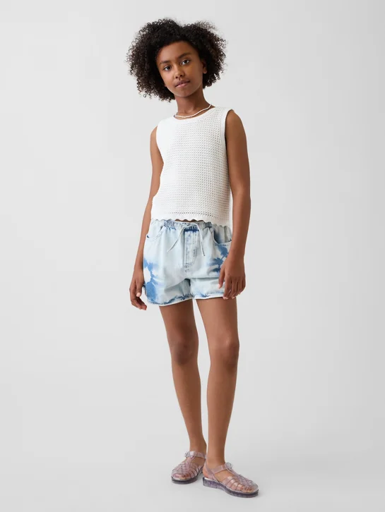 GAP Quần Short Jeans Bé Gái