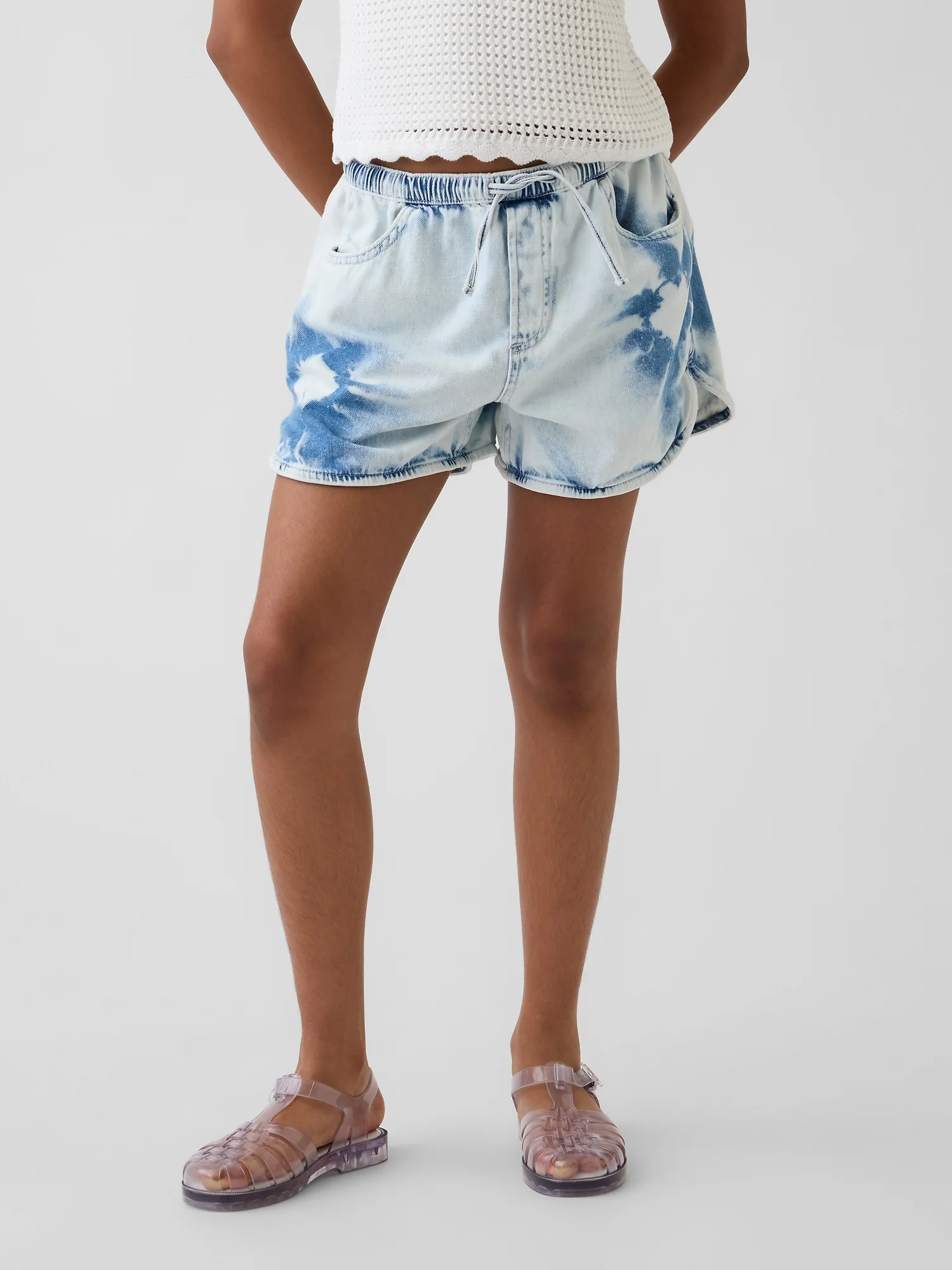 GAP Quần Short Jeans Bé Gái