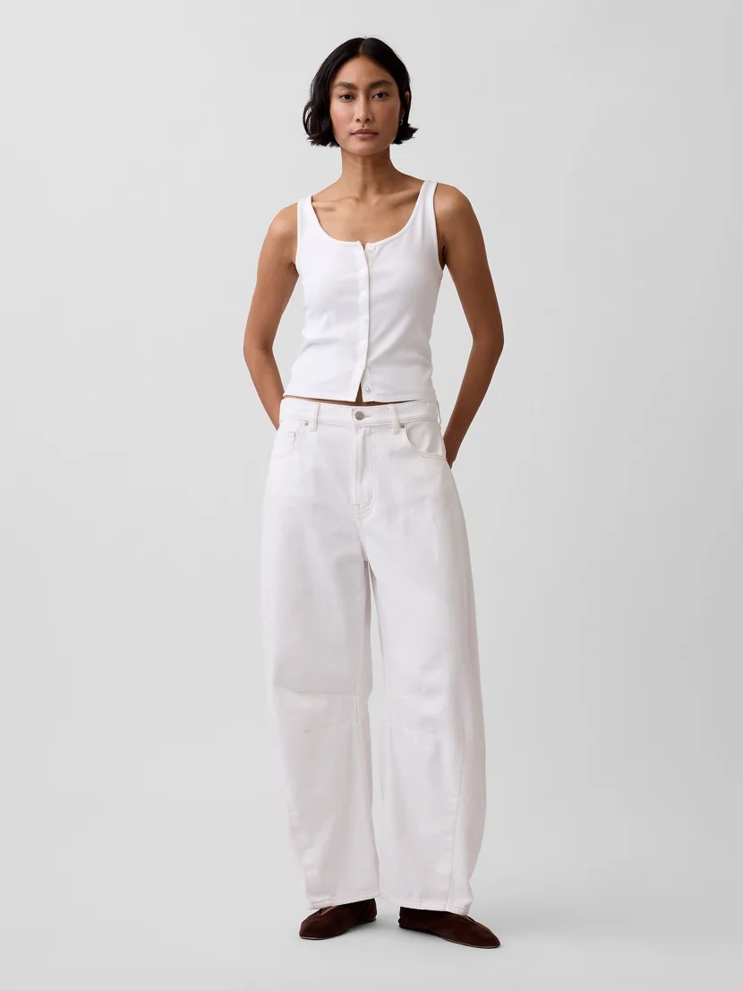 GAP Quần Jeans Nữ - Horseshoe Jeans