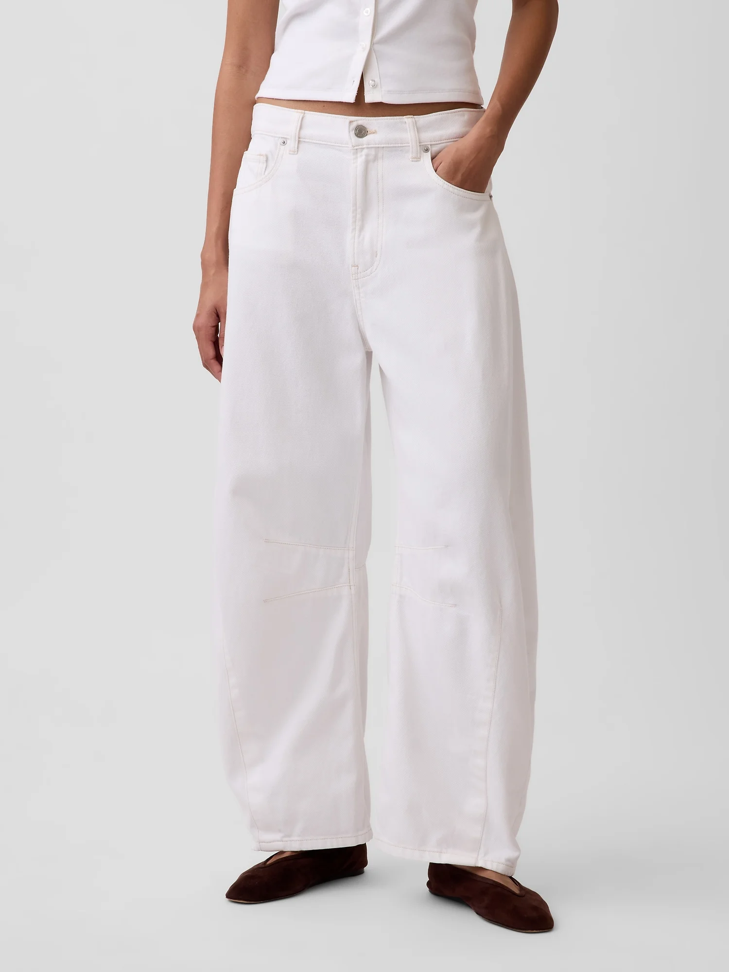 GAP Quần Jeans Nữ - Horseshoe Jeans