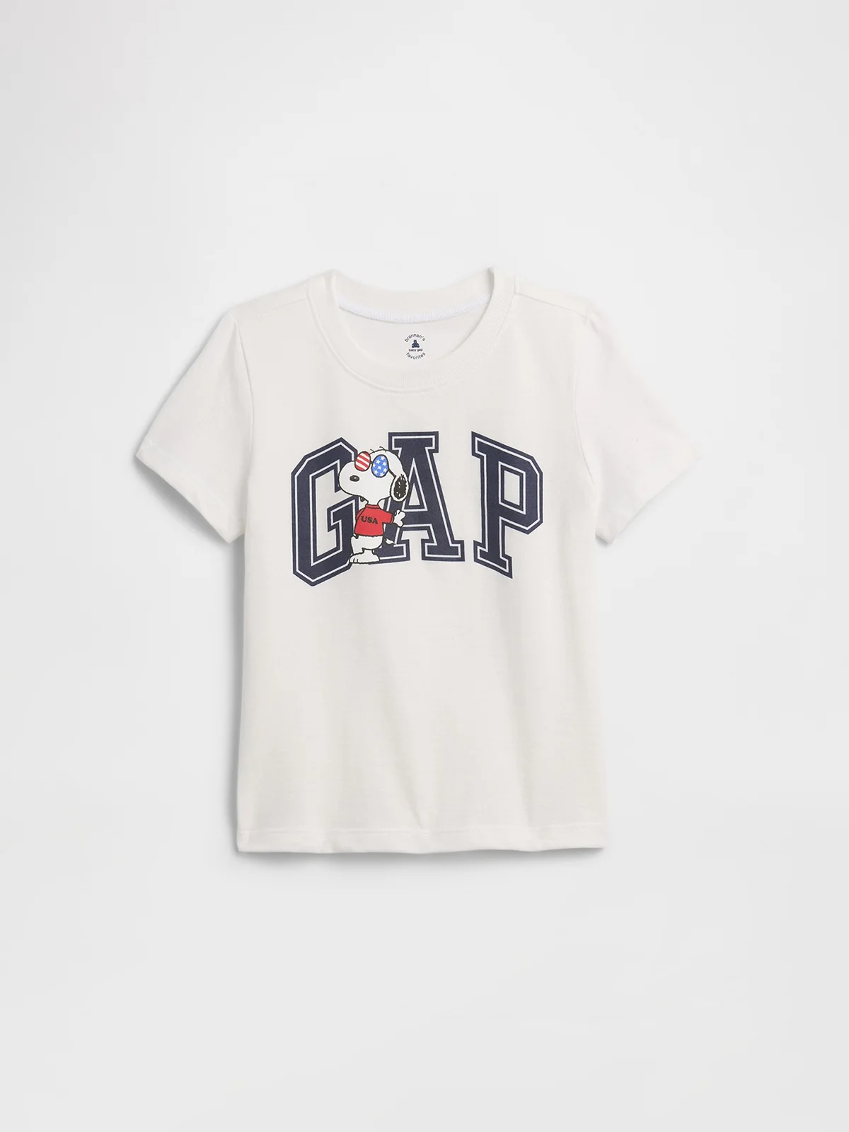GAP Áo Thun Tay Ngắn Em Bé Trai Toddler