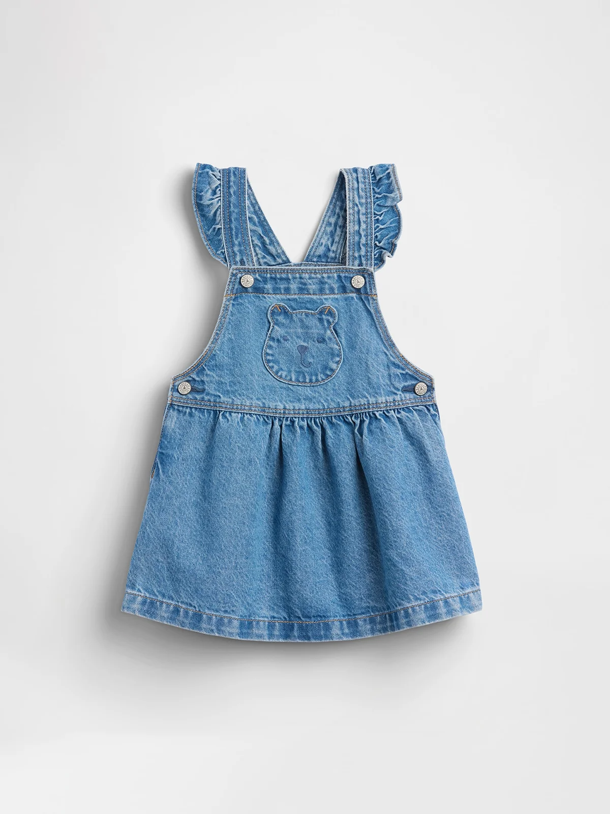 GAP Đầm Vải Em Bé Gái Toddler
