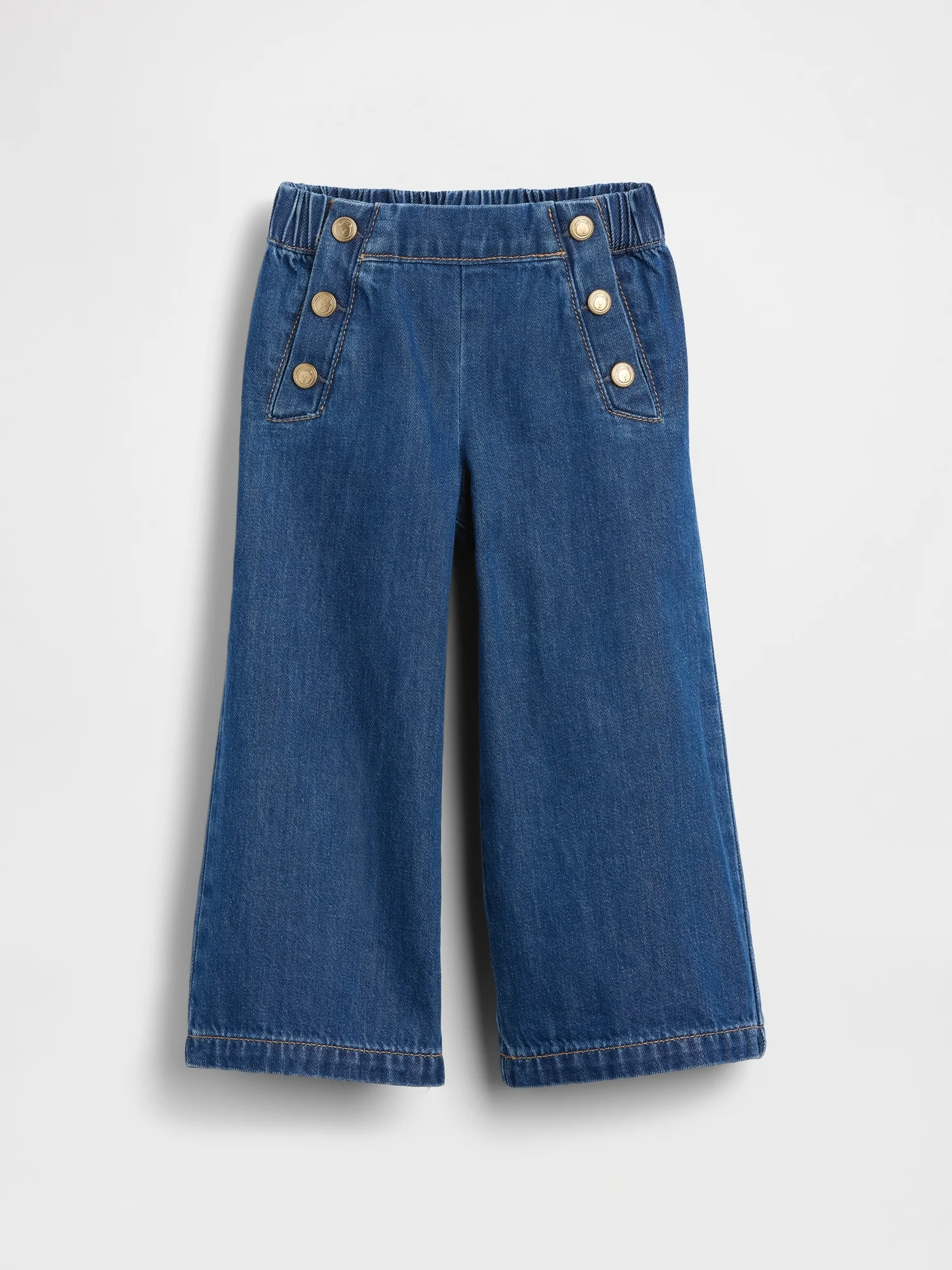 GAP Quần Jeans Dài Em Bé Gái Toddler - Baggy