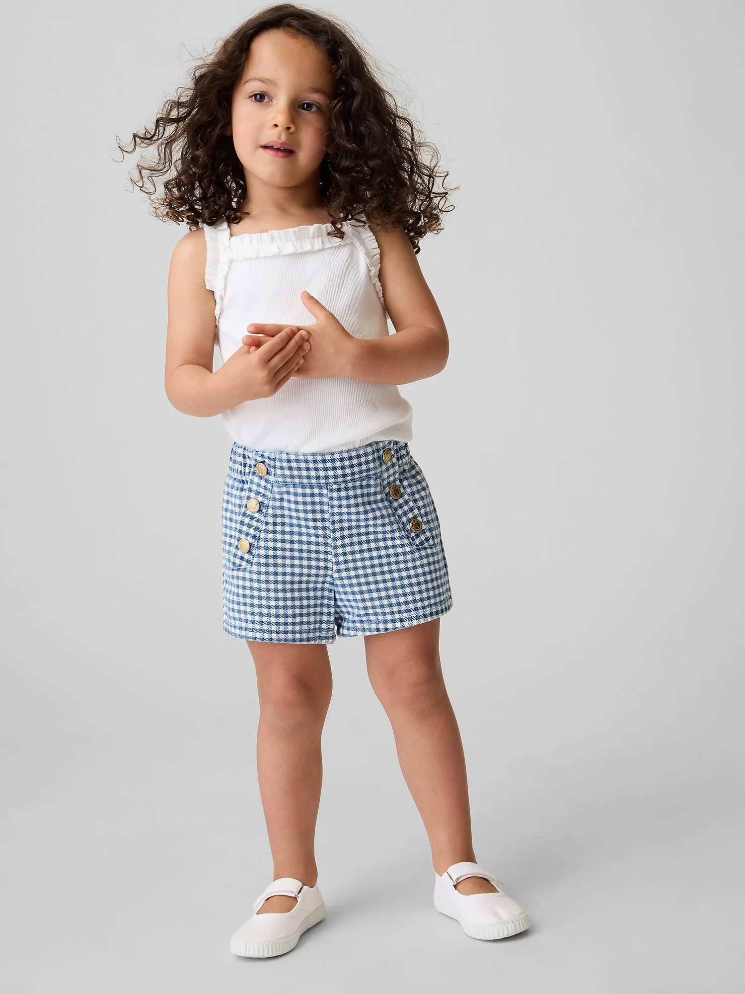 GAP Quần Short Em Bé Gái Toddler