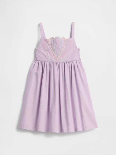 GAP Đầm Vải Em Bé Gái Toddler