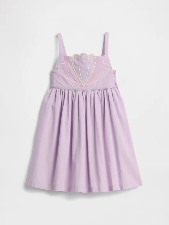 GAP Đầm Vải Em Bé Gái Toddler
