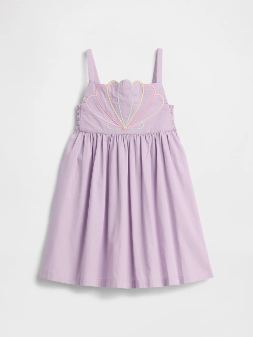 GAP Đầm Vải Em Bé Gái Toddler