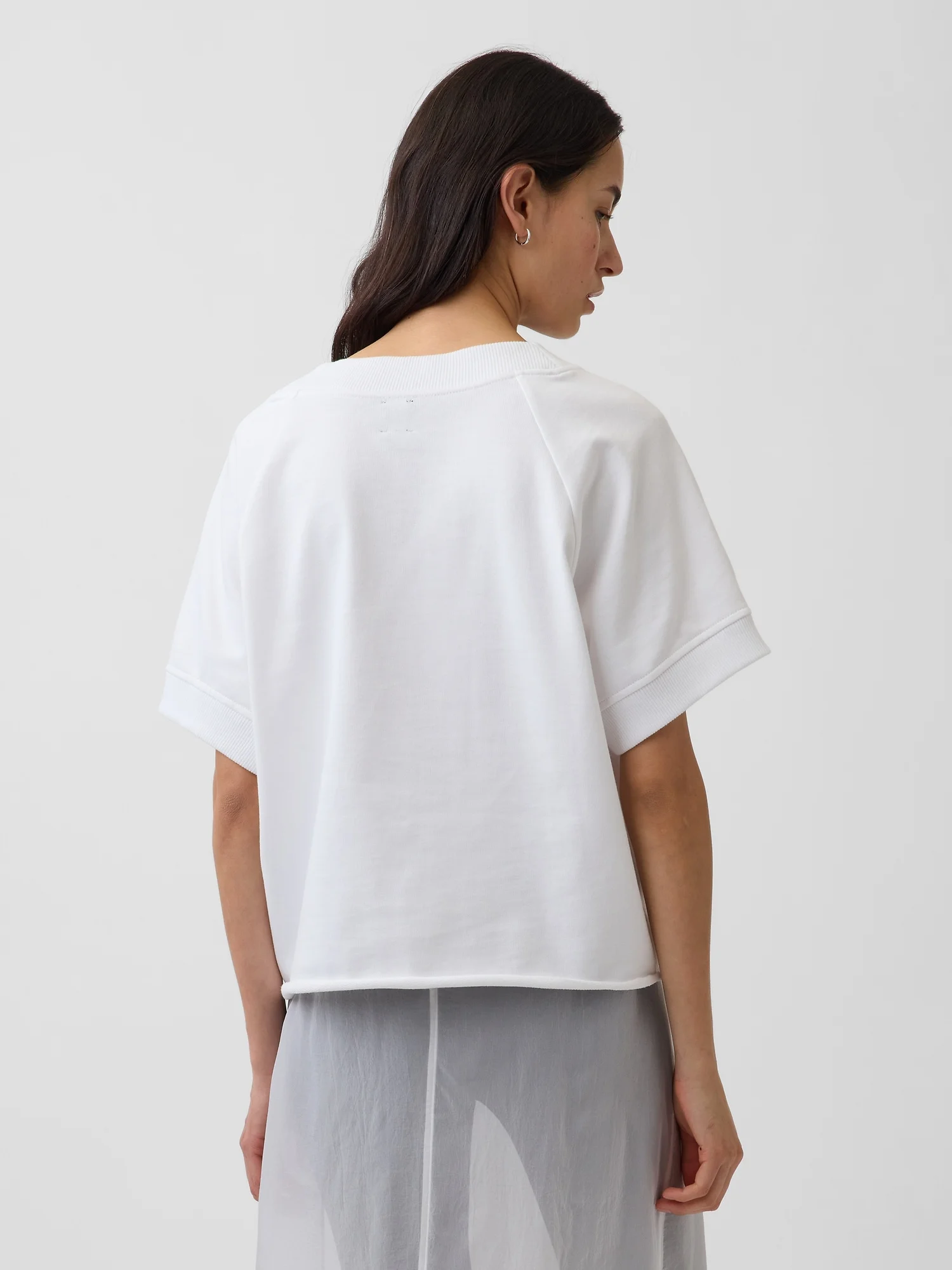 GAP Áo Thun Tay Ngắn Nữ - Oversized