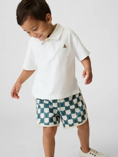 GAP Áo Polo Em Bé Trai Toddler