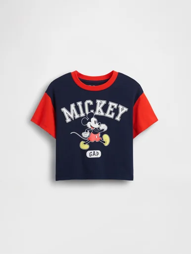GAP Áo Thun Tay Ngắn Em Bé Trai Toddler