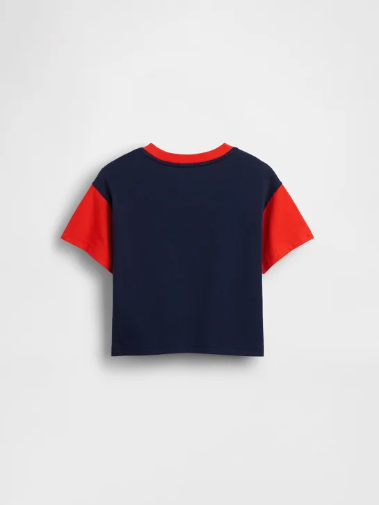 GAP Áo Thun Tay Ngắn Em Bé Trai Toddler